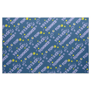 Sea, travel , summer , sun fabric