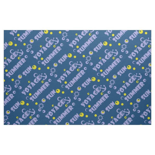 Sea, travel , summer , sun fabric (Fat Quarter)