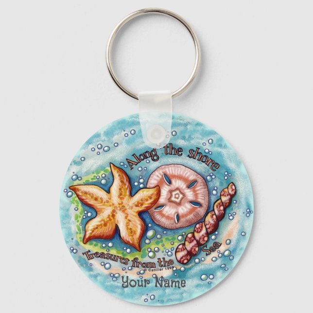Sea Treasures  Key Ring (Front)