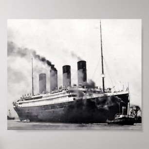 Sea Trials Begin:  RMS Titanic Poster