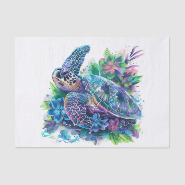 Sea Turtle9 Tissue Paper (Front)