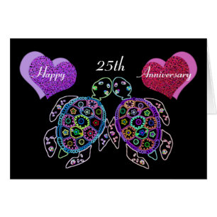 Sea Turtle 25th Annicersary Card