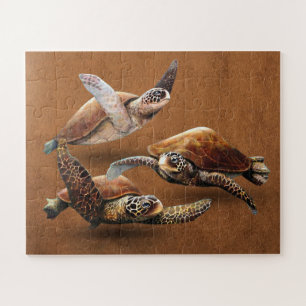 Sea Turtle Animals Extinction Save The Turtles Jigsaw Puzzle