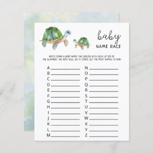 Sea Turtle - Baby name race game