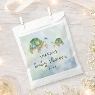 Sea Turtle - baby shower Favour Bags