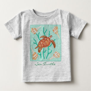 Sea Turtle Baby T-Shirt