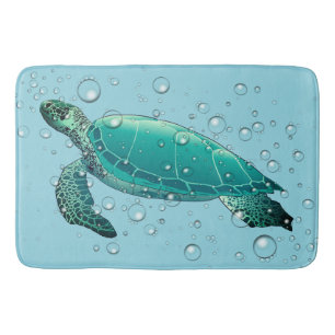 Sea Turtle Bath Matt Mat