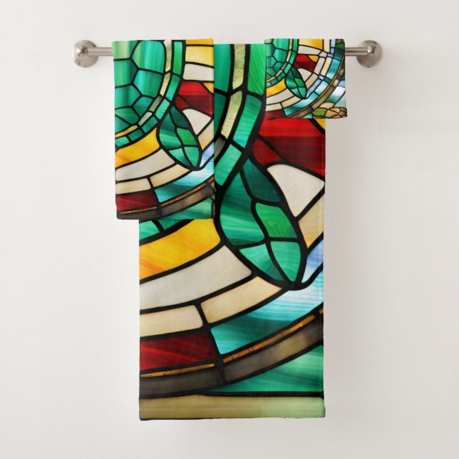 Sea Turtle Bath Towel Set (Insitu)