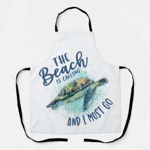 sea turtle beach calling apron