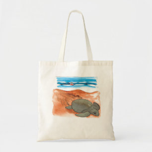 Sea Turtle Beach Fun Colourful Tote Bag