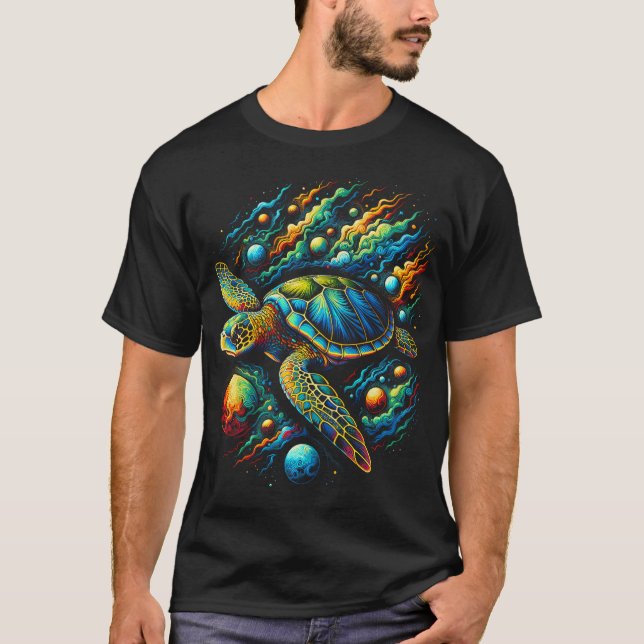Sea Turtle Beach Lover Ocean T-Shirt (Front)