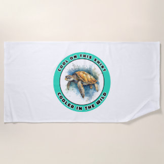 Sea Turtle Beach Towel