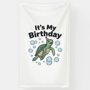 Sea Turtle Birthday Shirt Design_1 Banner