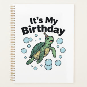 Sea Turtle Birthday Shirt Design_1 Planner