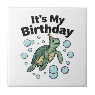 Sea Turtle Birthday Shirt Design_1 Tile