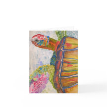 Sea Turtle - Blank Greeting Card