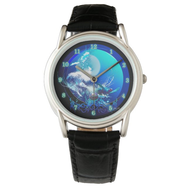 SEA TURTLE BLUE MOON RACE WATCH (Front)