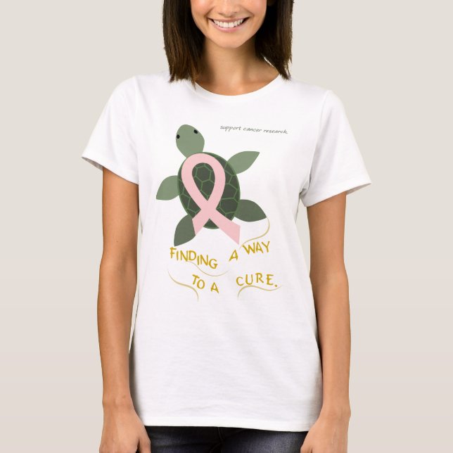Sea Turtle Breast Cancer Support Shirt (Front)