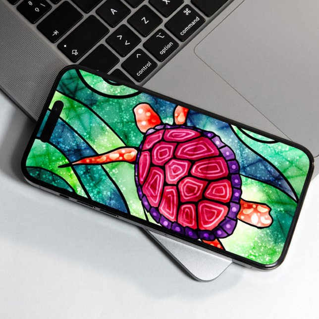 Sea Turtle Bright Tropical  Case-Mate iPhone Case (Creator Uploaded)
