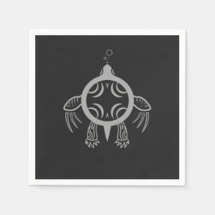 Sea Turtle Bubbles Napkin