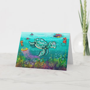 Sea Turtle Card