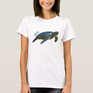 Sea turtle cartoon illustration T-Shirt