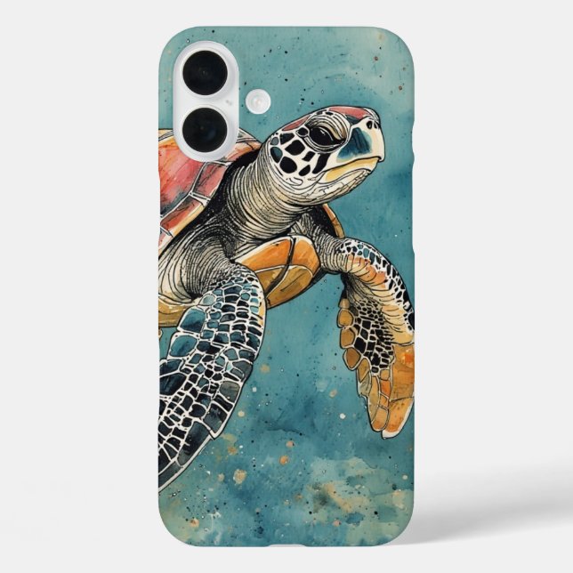 Sea Turtle Case-Mate iPhone Case (Back)