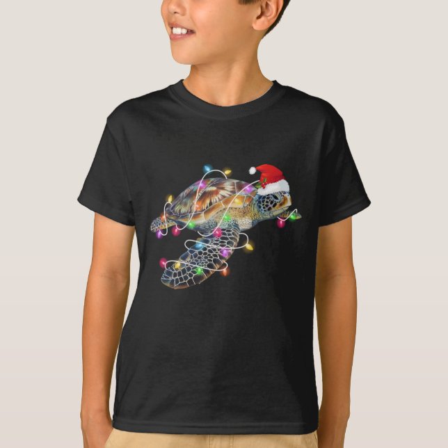 Sea Turtle Christmas Shirt (Front)