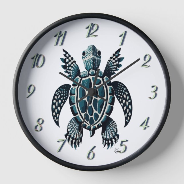 Sea turtle clock (Front)