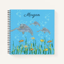 Sea Turtle Colourful Original Drawing Personalised