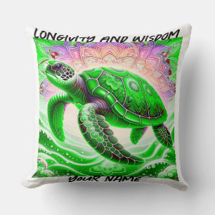 Sea turtle cushion