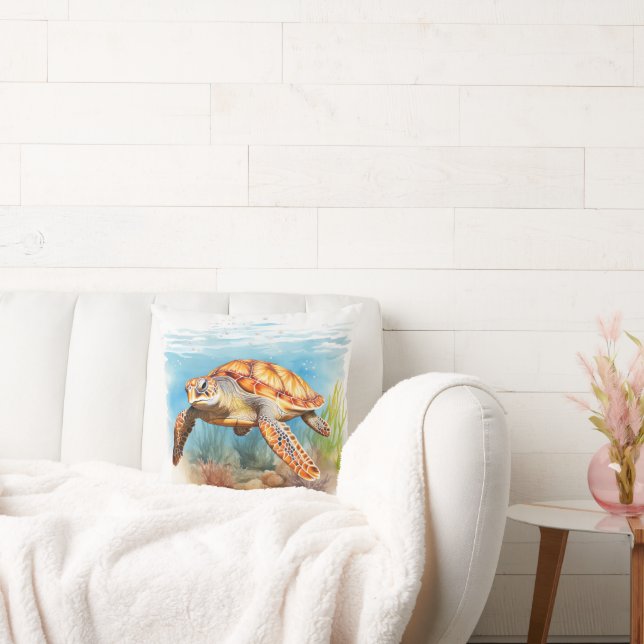 Sea Turtle Cushion (Couch)