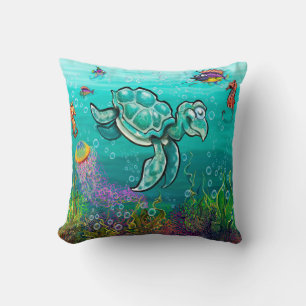 Sea Turtle Cushion