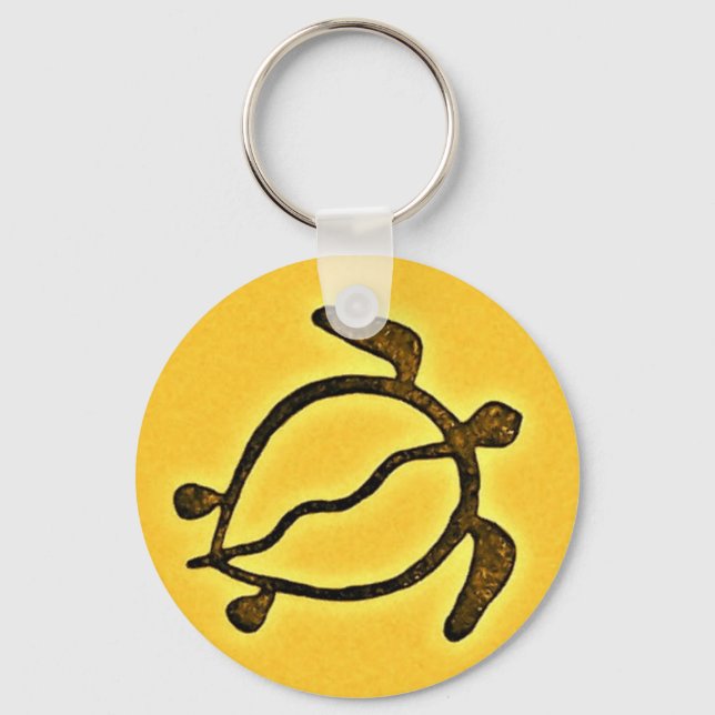 Sea Turtle Customised Key Ring (Front)