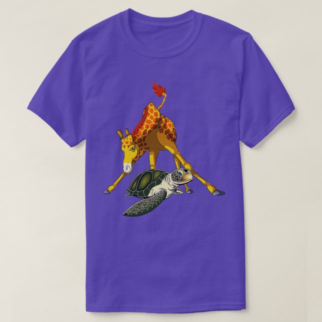 Sea Turtle Cute Africa Animal Zoo T-Shirt (Design Front)