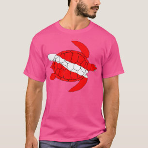Sea Turtle Dive Flag Scuba Diving Lovers T-Shirt