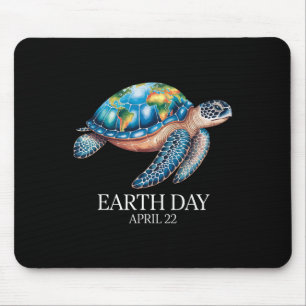 Sea Turtle Earth Day 2025 Save The Earth Mouse Mat
