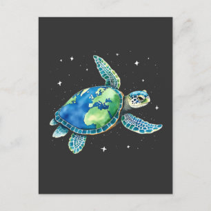 Sea Turtle Earth Day 2025 Sea Animals Holiday Postcard