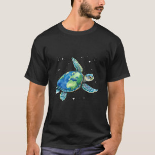 Sea Turtle Earth Day 2025 Sea Animals T-Shirt