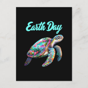Sea Turtle Earth Day Save The Earth Holiday Postcard
