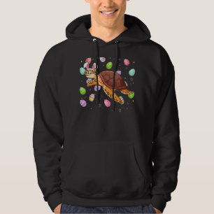 Sea Turtle Easter Egg Funny Sea Turtle Easter Su Hoodie