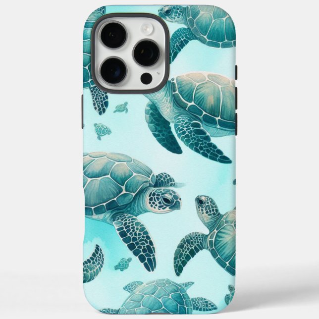 Sea Turtle Friends Case-Mate iPhone Case (Back)