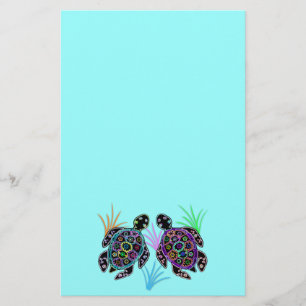 Sea Turtle Glow Stationery