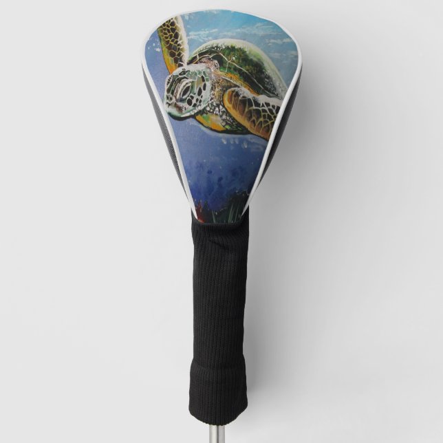 Sea Turtle Golf Head Cover (Front)