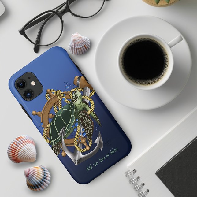 Sea Turtle Green Blue Case-Mate iPhone Case (Creator Uploaded)