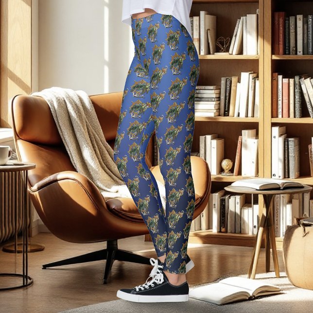 Sea Turtle Green Blue Leggings (Creator Uploaded)