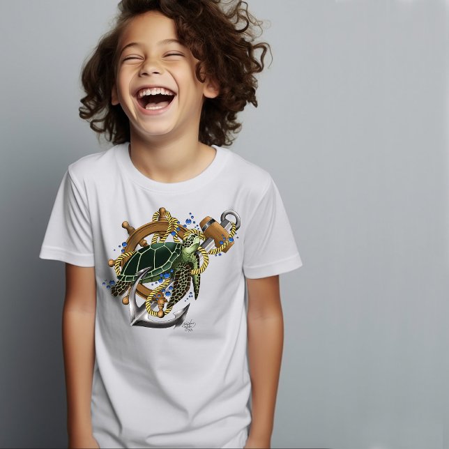 Sea Turtle Green Blue T-Shirt (Creator Uploaded)