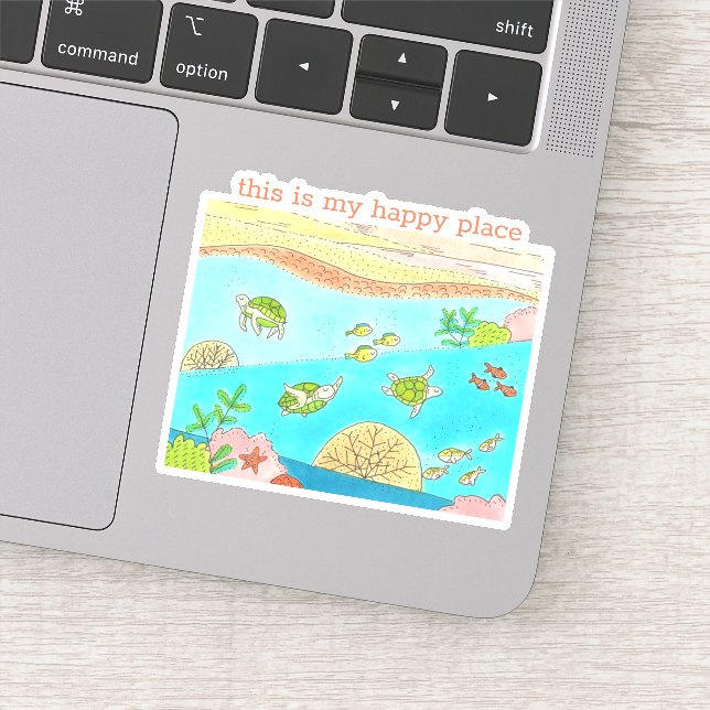 Sea Turtle Happy Place (Detail)