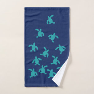 Sea Turtle Hatchlings Hand Towel