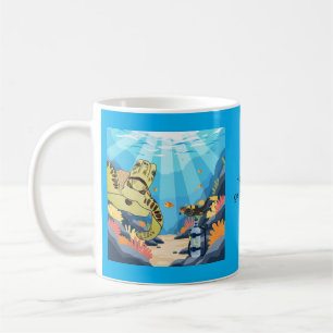 Sea Turtle How Did You Get Down Here? Coffee Mug
